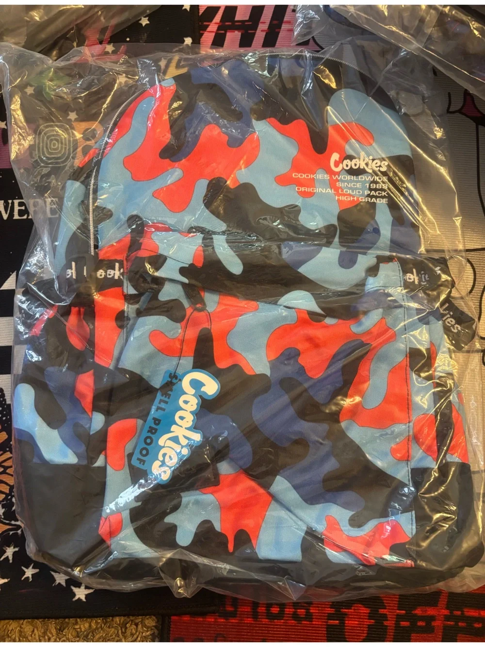 Cookies Blue & Red Camo Backpack - Men Bags